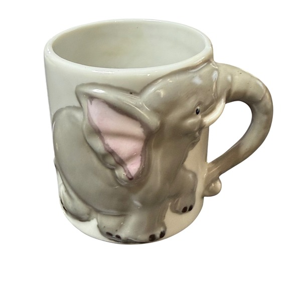 J.S.N.Y Elephant Mug Coffee Tea Cup Novelty Animal Decor‎ Cute VINTAGE - Picture 1 of 8